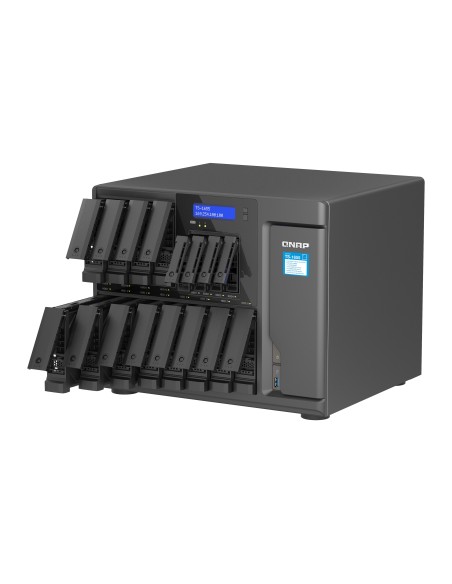 QNAP TS-1655 NAS Torre Intel Atom® C5125 8 GB DDR4 0 TB QNAP Turbo System Negro