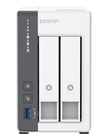QNAP TS-216G servidor de almacenamiento NAS Torre Cortex-A Cortex-A55 4 GB Unidad de disco duro Blanco