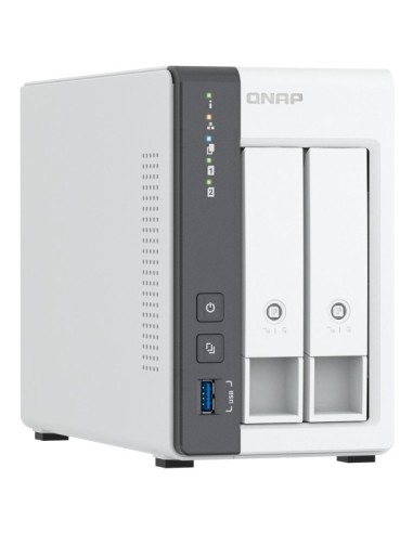 QNAP TS-216G servidor de almacenamiento NAS Torre Cortex-A Cortex-A55 4 GB Unidad de disco duro Blanco