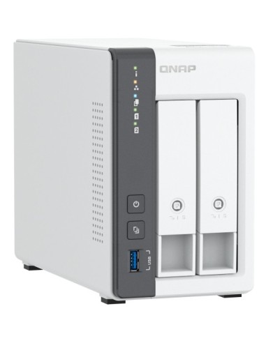QNAP TS-216G servidor de almacenamiento NAS Torre Cortex-A Cortex-A55 4 GB Unidad de disco duro Blanco