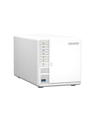 QNAP TS-364 NAS Torre Intel® Celeron® N5095 8 GB DDR4 0 TB QNAP Turbo System Blanco