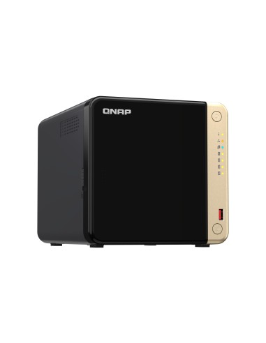 QNAP TS-464 NAS Torre Intel® Celeron® N5095 8 GB DDR4 0 TB QNAP QTS Negro