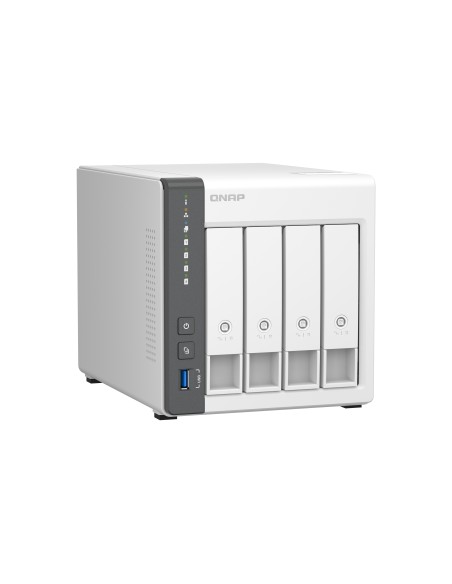 QNAP TS-433 NAS Torre ARM Cortex-A55 4 GB 0 TB QNAP QTS Blanco