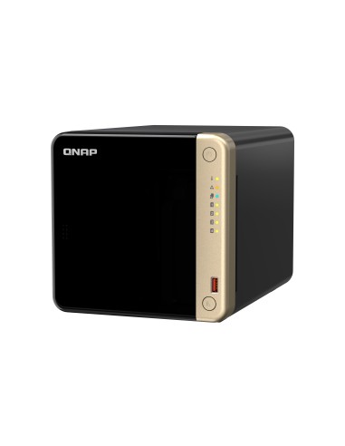 QNAP TS-464 NAS Torre Intel® Celeron® N5095 8 GB DDR4 0 TB QNAP QTS Negro