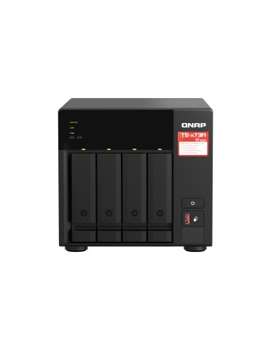 QNAP TS-473A + QSW-1105-5T Bundle Pack NAS Torre Ryzen Embedded V1500B 8 GB DDR4 0 TB QNAP Turbo System Negro