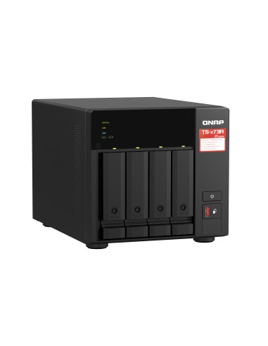 QNAP TS-473A + QSW-1105-5T Bundle Pack NAS Torre Ryzen Embedded V1500B 8 GB DDR4 0 TB QNAP Turbo System Negro