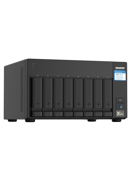 QNAP TS-832PX NAS Torre Annapurna Labs AL324 4 GB DDR4 0 TB QNAP Turbo System Aluminio, Negro