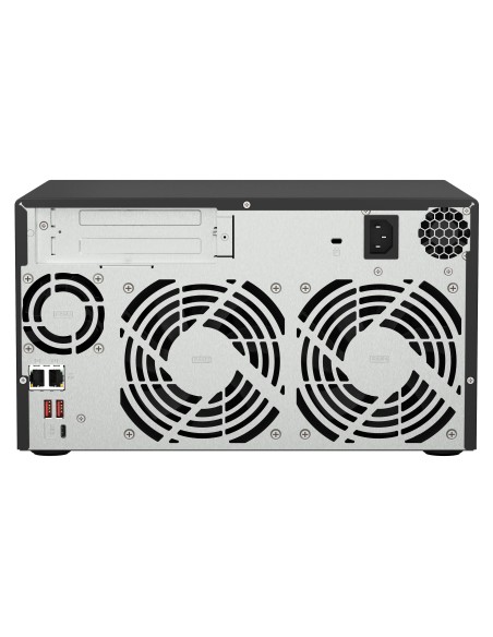 QNAP TS-873A NAS Torre Ryzen Embedded V1500B 8 GB DDR4 0 TB QNAP Turbo System Negro