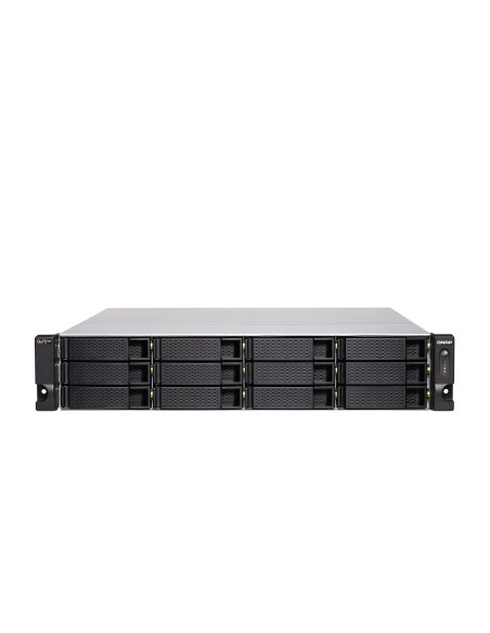 QNAP TS-H1886XU-RP-R2 NAS Bastidor (3U) Intel® Xeon® D D-1622 32 GB DDR4 0 TB QuTS hero Negro, Gris