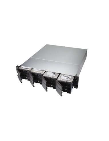 QNAP TS-H1886XU-RP-R2 NAS Bastidor (3U) Intel® Xeon® D D-1622 32 GB DDR4 0 TB QuTS hero Negro, Gris