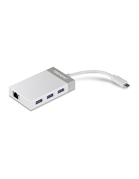 Trendnet TUC-ETGH3 base para portátil y replicador de puertos USB 3.2 Gen 1 (3.1 Gen 1) Type-C Gris, Blanco