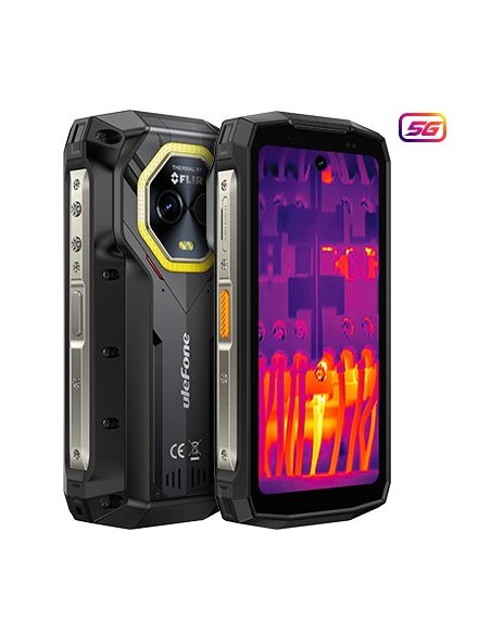 Ulefone Armor Mini 20T Pro 11,9 cm (4.7") SIM doble Android 14 5G USB Tipo C 8 GB 256 GB 6200 mAh Negro