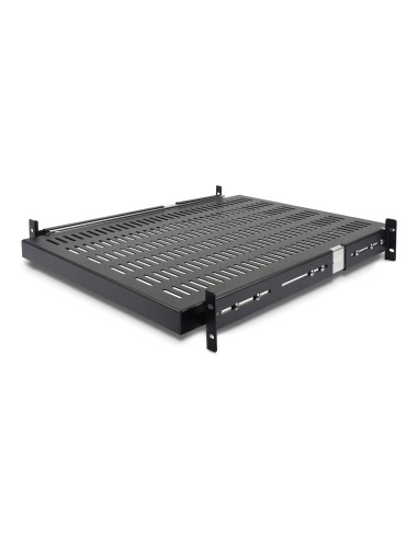 StarTech.com Estante Bandeja Deslizante Perforada Telescópica para Armario Rack de Profundidad Ajustable - 2U 22.7kg