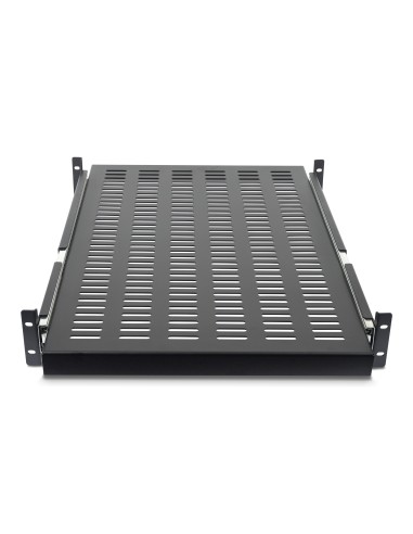 StarTech.com Estante Bandeja Deslizante Perforada Telescópica para Armario Rack de Profundidad Ajustable - 2U 22.7kg