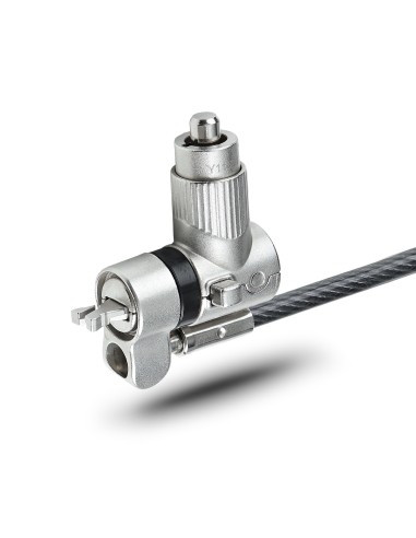 StarTech.com Cable de 2m Universal de Seguridad para Ordenador Portátil - Cable de Bloqueo Compatible con Noble