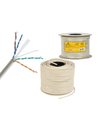 Gembird CAT6 UTP 100m cable de red Gris U UTP (UTP)