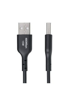 StarTech.com Cable Cargador USB-A a USB-C de 1m - Cable Adaptador USB-A a USB Tipo C - 3A - Cable de Carga y Sincronización - 2