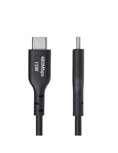 StarTech.com Cable Cargador USB-A a USB-C de 1m - Cable Adaptador USB-A a USB Tipo C - 3A - Cable de Carga y Sincronización -