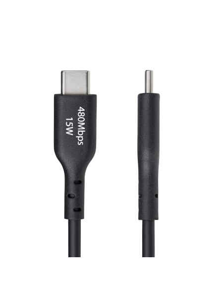 StarTech.com Cable Cargador USB-A a USB-C de 1m - Cable Adaptador USB-A a USB Tipo C - 3A - Cable de Carga y Sincronización -
