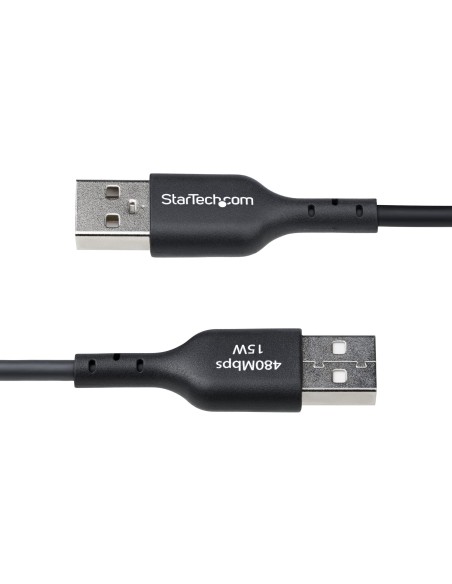 StarTech.com Cable Cargador USB-A a USB-C de 1m - Cable Adaptador USB-A a USB Tipo C - 3A - Cable de Carga y Sincronización -