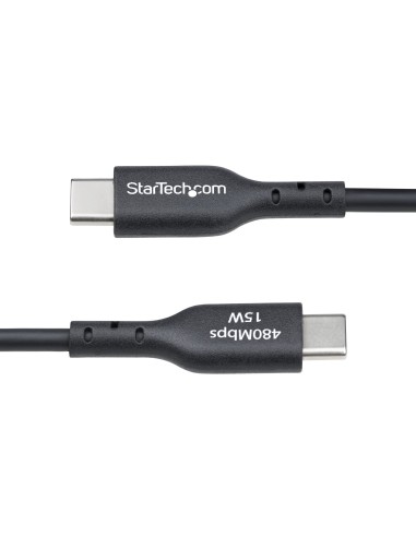 StarTech.com Cable Cargador USB-A a USB-C de 1m - Cable Adaptador USB-A a USB Tipo C - 3A - Cable de Carga y Sincronización -