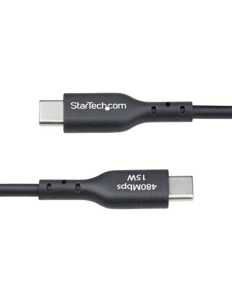 StarTech.com Cable Cargador USB-A a USB-C de 1m - Cable Adaptador USB-A a USB Tipo C - 3A - Cable de Carga y Sincronización -