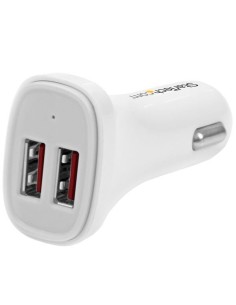 StarTech.com USB2PCARWHS cargador de dispositivo móvil Universal Blanco Encendedor de cigarrillos Auto