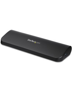 StarTech.com Docking Station USB 3.0 de 2 Monitores para Portátil - HDMI DVI VGA - Hub Ladrón 3x USB-A - GbE - Audio -