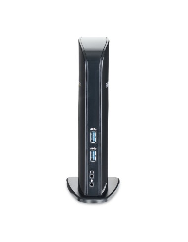 StarTech.com Docking Station USB 3.0 de 2 Monitores para Portátil - HDMI y DVI VGA - Hub Ladrón 6x USB-A - GbE - Audio -