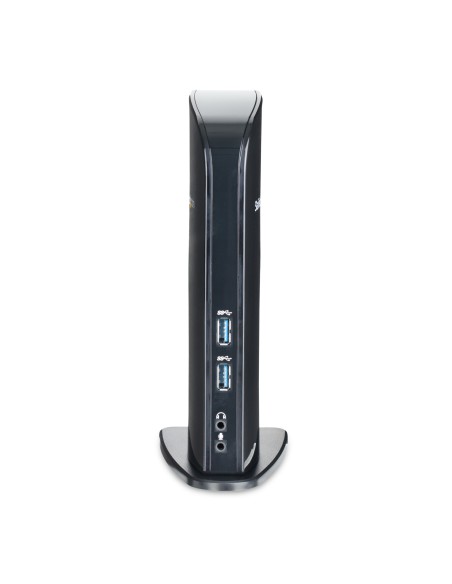 StarTech.com Docking Station USB 3.0 de 2 Monitores para Portátil - HDMI y DVI VGA - Hub Ladrón 6x USB-A - GbE - Audio -