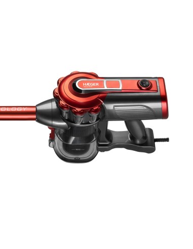 Haeger VC-600.048A aspiradora de pie y escoba eléctrica Aspiradora escoba 2 en 1 Corriente alterna Secar Ciclónico Sin bolsa