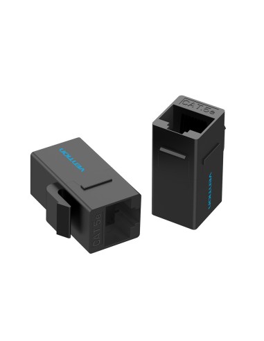 Vention Adaptador Conector RJ45 VDD-B07-B Cat5e UTP  RJ45 Hembra - RJ45 Hembra  Negro