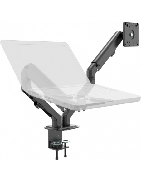 Vision VFM-DAD 4 soporte para monitor 68,6 cm (27") Escritorio Negro