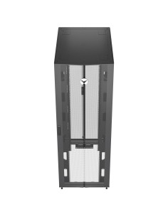 Vertiv VR3357 armario rack 48U Rack o bastidor independiente Negro, Transparente 2