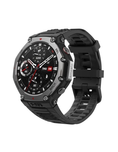 Amazfit T-Rex 3 3,81 cm (1.5") AMOLED 48.5 mm Digital 480 x 480 Pixeles Pantalla táctil Negro Wifi GPS (satélite)