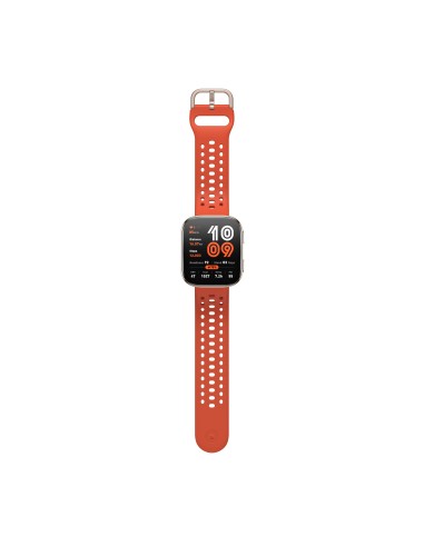 Amazfit Bip 6 Red 5 cm (1.97") AMOLED Digital 390 x 450 Pixeles Pantalla táctil Oro GPS (satélite)