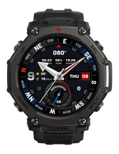 Amazfit T-Rex 3 Pro 3,81 cm (1.5") AMOLED 48 mm Digital 480 x 480 Pixeles Pantalla táctil Negro Wifi GPS (satélite) 2