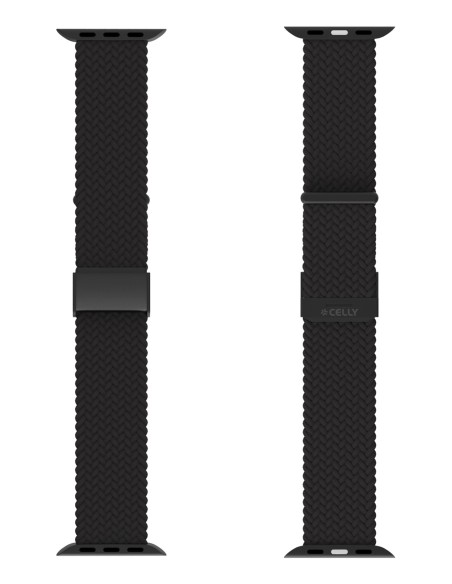 Celly WBANDBRAIDEDBK pieza y accesorio para reloj Correa de reloj