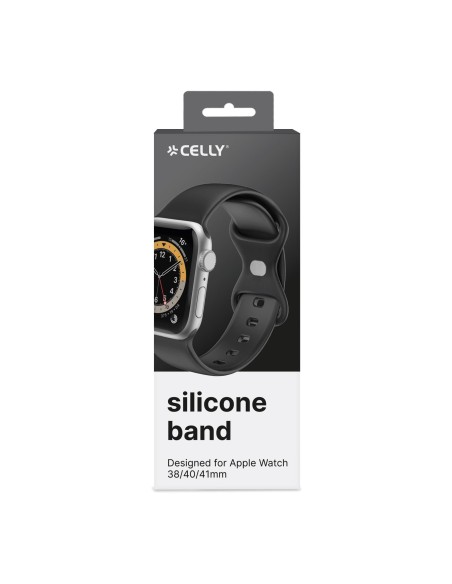Celly WBANDSIL40BK pieza y accesorio para reloj Correa de reloj