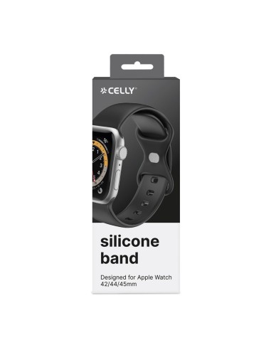 Celly WBANDSIL44BK pieza y accesorio para reloj Correa de reloj