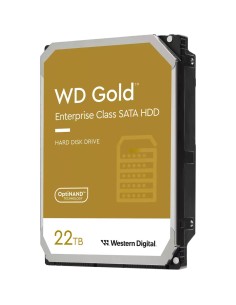 Western Digital Gold disco duro interno 22 TB 7200 RPM 512 MB 3.5" Serial ATA III