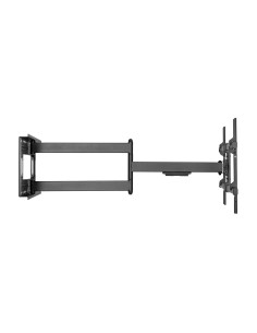 AISENS Soporte Pro Giratorio, Inclinable Y Nivelable Para Monitor tv 50kg De 43-80, Negro 2