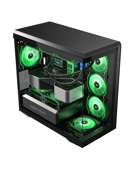 KeepOut XC-905 PRO+ carcasa de ordenador Negro