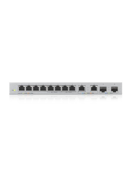 Zyxel XGS1010-12-ZZ0102F switch No administrado Gigabit Ethernet (10 100 1000) Gris