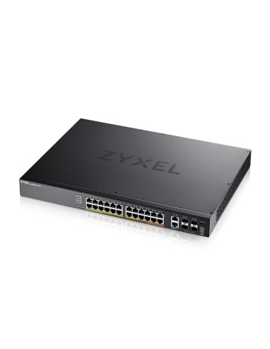 Zyxel XGS2220-30HP Gestionado L3 Gigabit Ethernet (10 100 1000) Energía sobre Ethernet (PoE) Negro