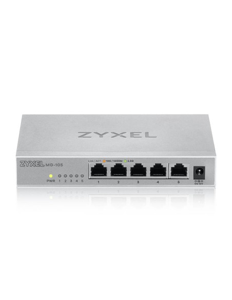 Zyxel XMG-105 No administrado 2.5G Ethernet (100 1000 2500) Gris