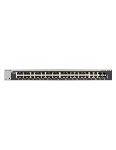 NETGEAR XS748T-100NES switch Gestionado L2+ L3 10G Ethernet (100 1000 10000) Negro