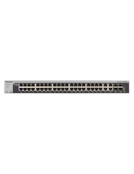 NETGEAR XS748T-100NES switch Gestionado L2+ L3 10G Ethernet (100 1000 10000) Negro