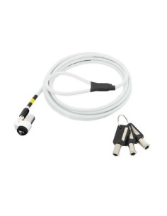 Mobilis 001326 cable antirrobo Blanco 1,8 m
