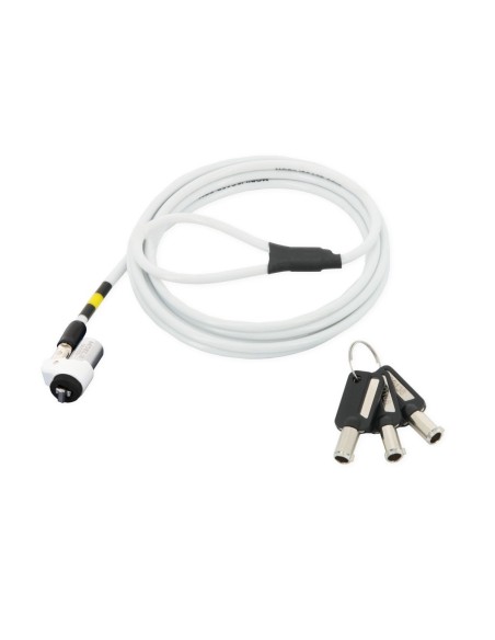 Mobilis 001326 cable antirrobo Blanco 1,8 m